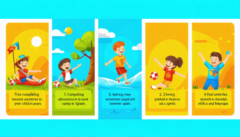 découvrez cinq raisons convaincantes d'inscrire votre enfant à une colonie de vacances en espagne. offrez-lui l'opportunité de se divertir, d'apprendre de nouvelles compétences, de se faire des amis et de vivre une expérience inoubliable au soleil. les colonies en espagne combinent aventure, culture et épanouissement personnel dans un cadre idéal.