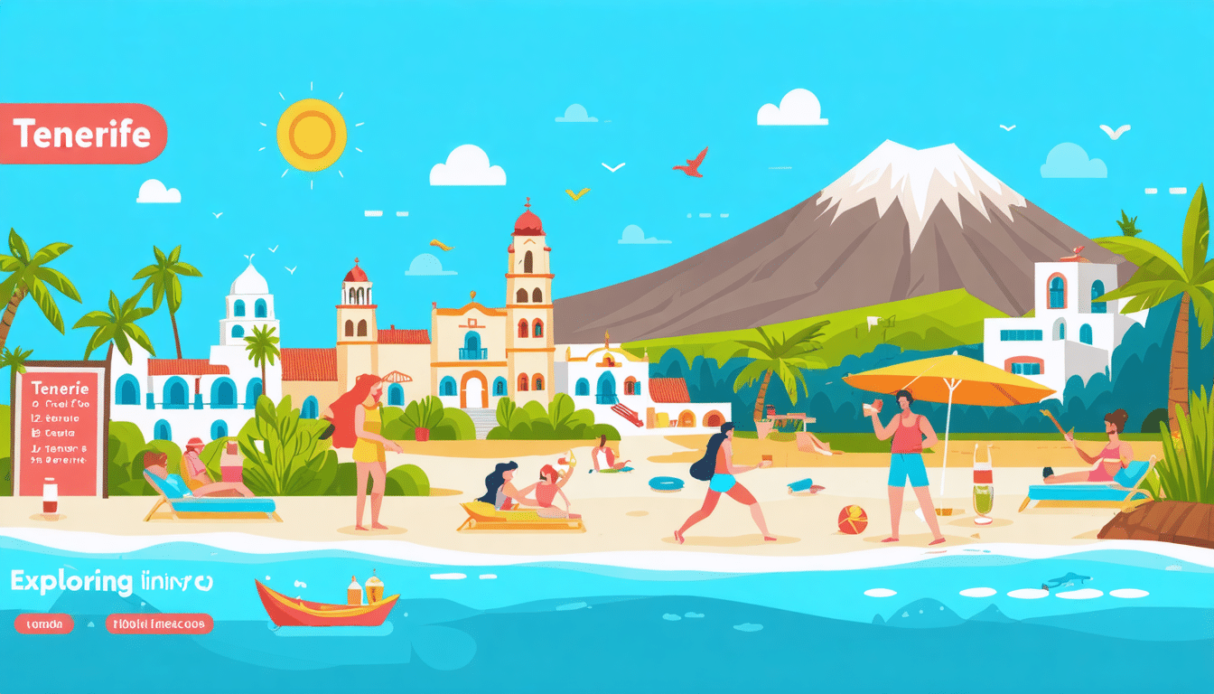 plongez dans l'aventure de tenerife avec notre guide complet sur cinq jours ! explorez les paysages majestueux, les plages ensoleillées et les attractions incontournables à travers un itinéraire quotidien détaillé. préparez-vous à vivre une expérience inoubliable !