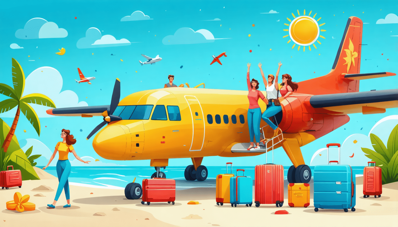 partez à l’aventure cet été avec nos séjours estivaux au départ de votre aéroport ! profitez de destinations ensoleillées et d'activités variées, le tout à portée de main. réservez dès maintenant votre escapade inoubliable.