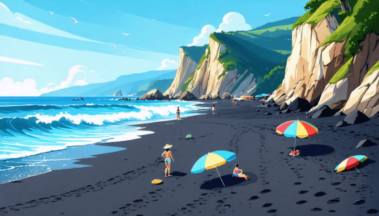 explorez la plage de sable noir en france, un trésor caché qui vous séduira par ses paysages uniques et son ambiance paisible. parfait pour une escapade inoubliable en pleine nature.