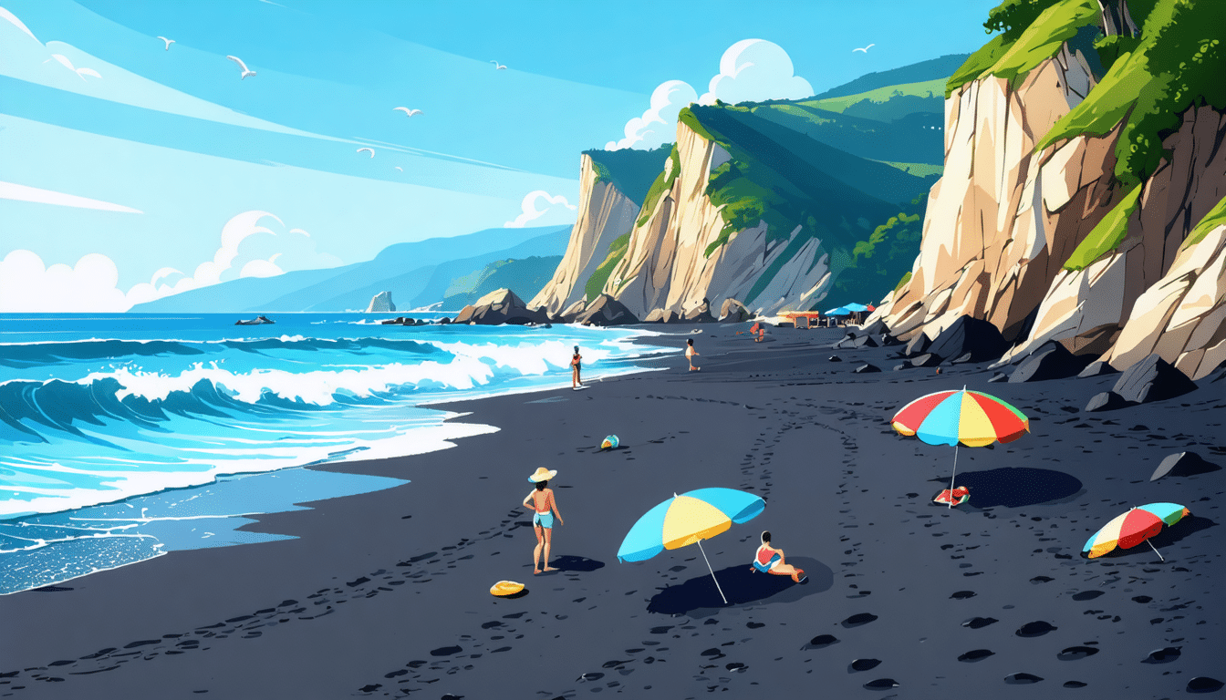 explorez la plage de sable noir en france, un trésor caché qui vous séduira par ses paysages uniques et son ambiance paisible. parfait pour une escapade inoubliable en pleine nature.