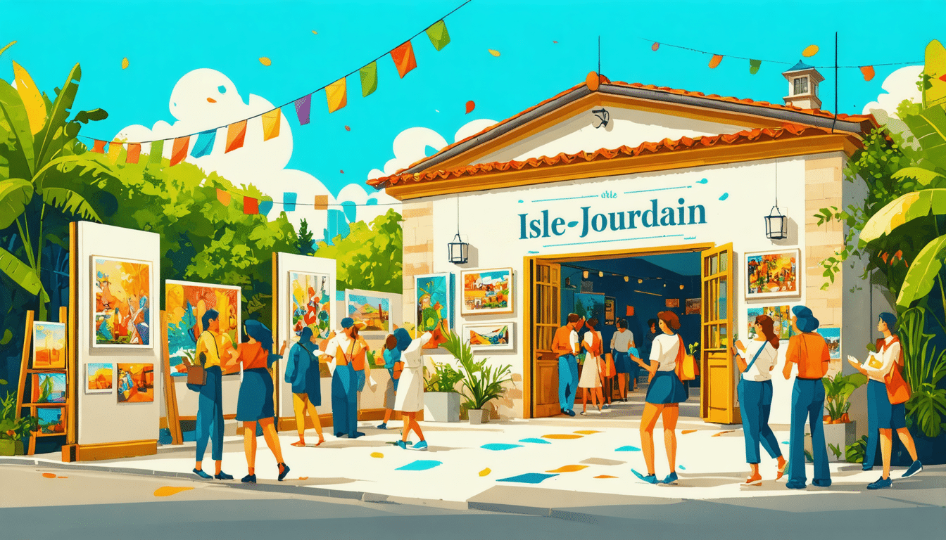 découvrez une exposition captivante à l'office de tourisme de l'isle-jourdain, qui met en lumière les trésors culturels et historiques de la région. ne manquez pas cette occasion unique d'explorer des œuvres artistiques et des récits passionnants dans un cadre enchanteur.