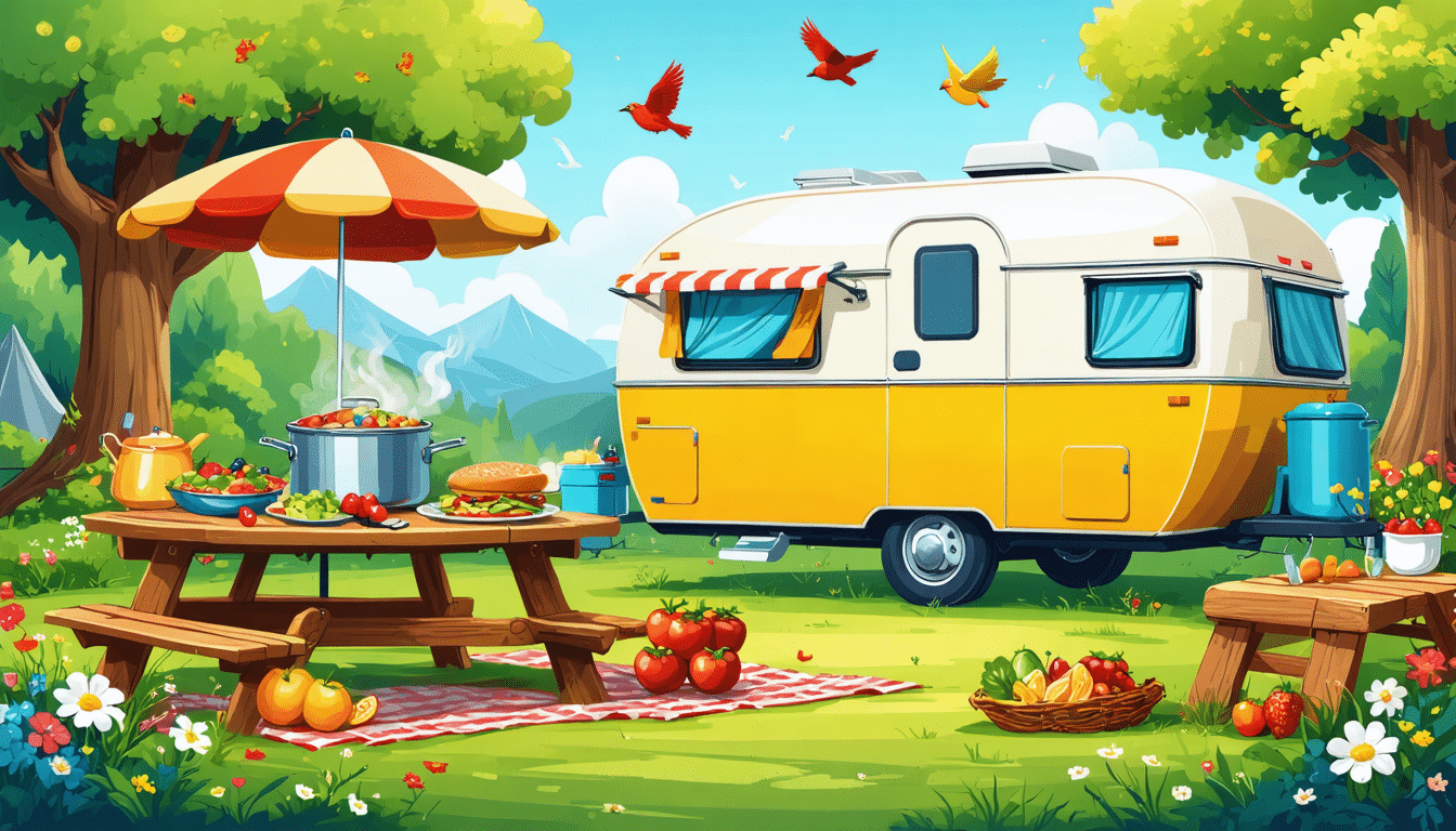 découvrez des recettes savoureuses et faciles à réaliser pour profiter des délices du printemps en camping-car. parfaites pour vos aventures en plein air, ces idées de plats simples rehausseront vos escapades gourmandes sur les routes.