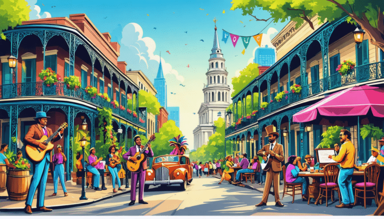 découvrez la nouvelle-orléans, la big easy, à travers 10 activités incontournables qui vous plongeront dans son ambiance unique. entre musique jazz, cuisine créole et architecture emblématique, laissez-vous séduire par l'énergie vibrante de cette ville fascinante.