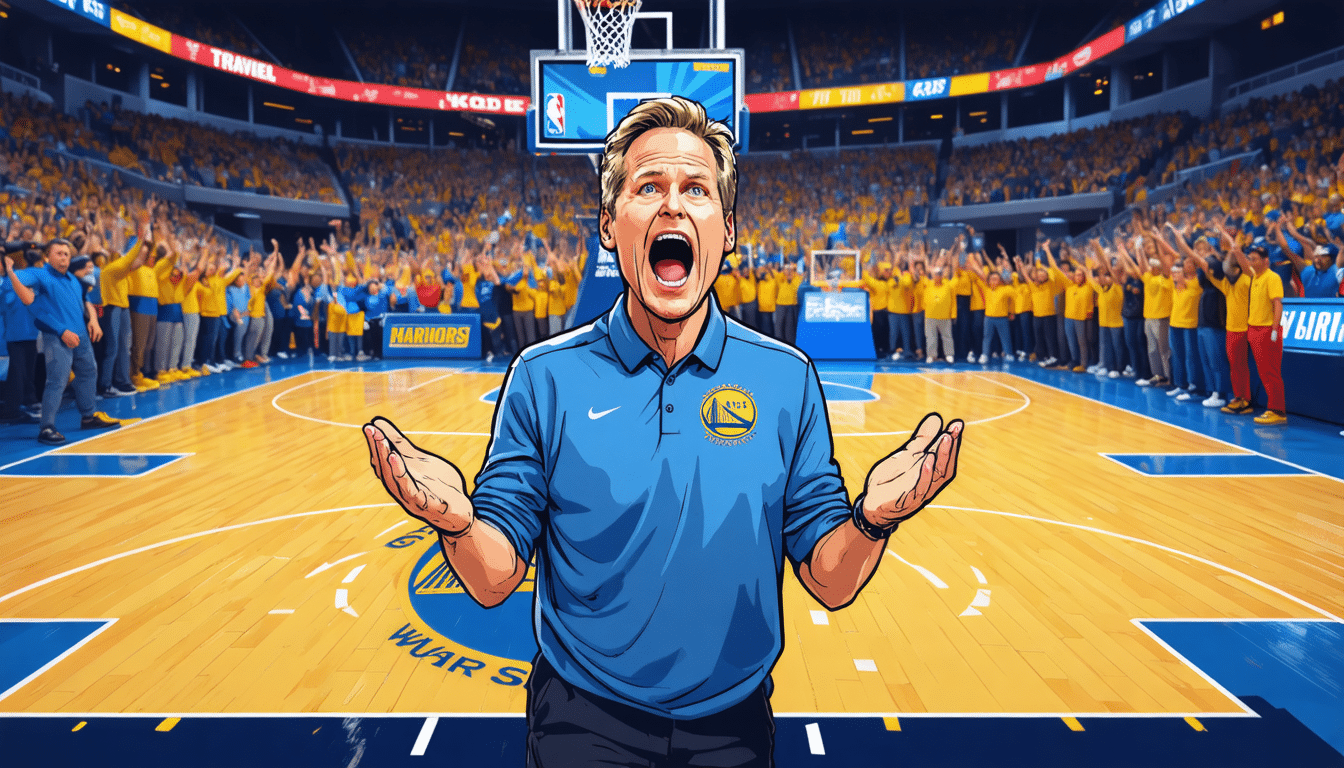 après la victoire des warriors, steve kerr exprime son mécontentement face à l'absence d'appels de voyage en nba. découvrez son analyse sur cette controverse et son impact sur le jeu.