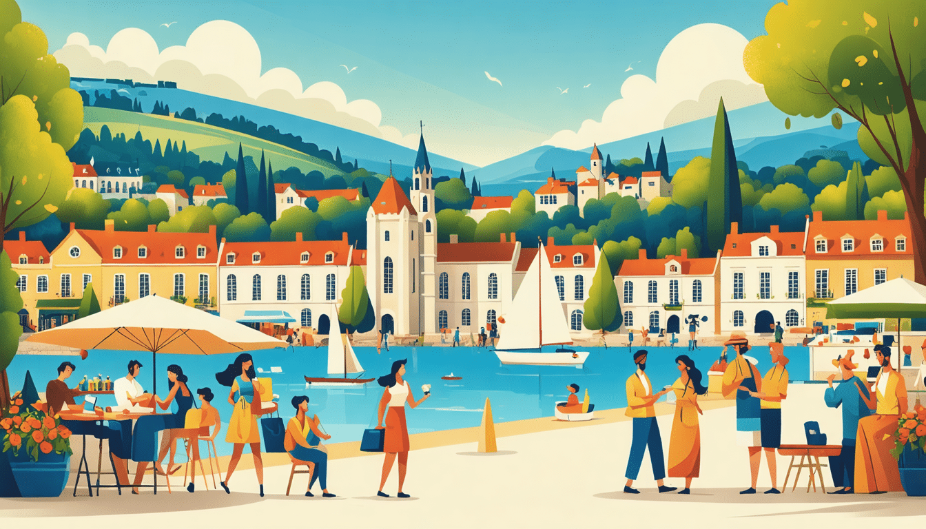 découvrez l'isle-jourdain, une charmante ville de notre région, au sein de notre office de tourisme. explorez son patrimoine riche, ses événements culturels et ses paysages pittoresques. une vitrine incontournable à visiter pour apprécier toutes les merveilles de cette destination.