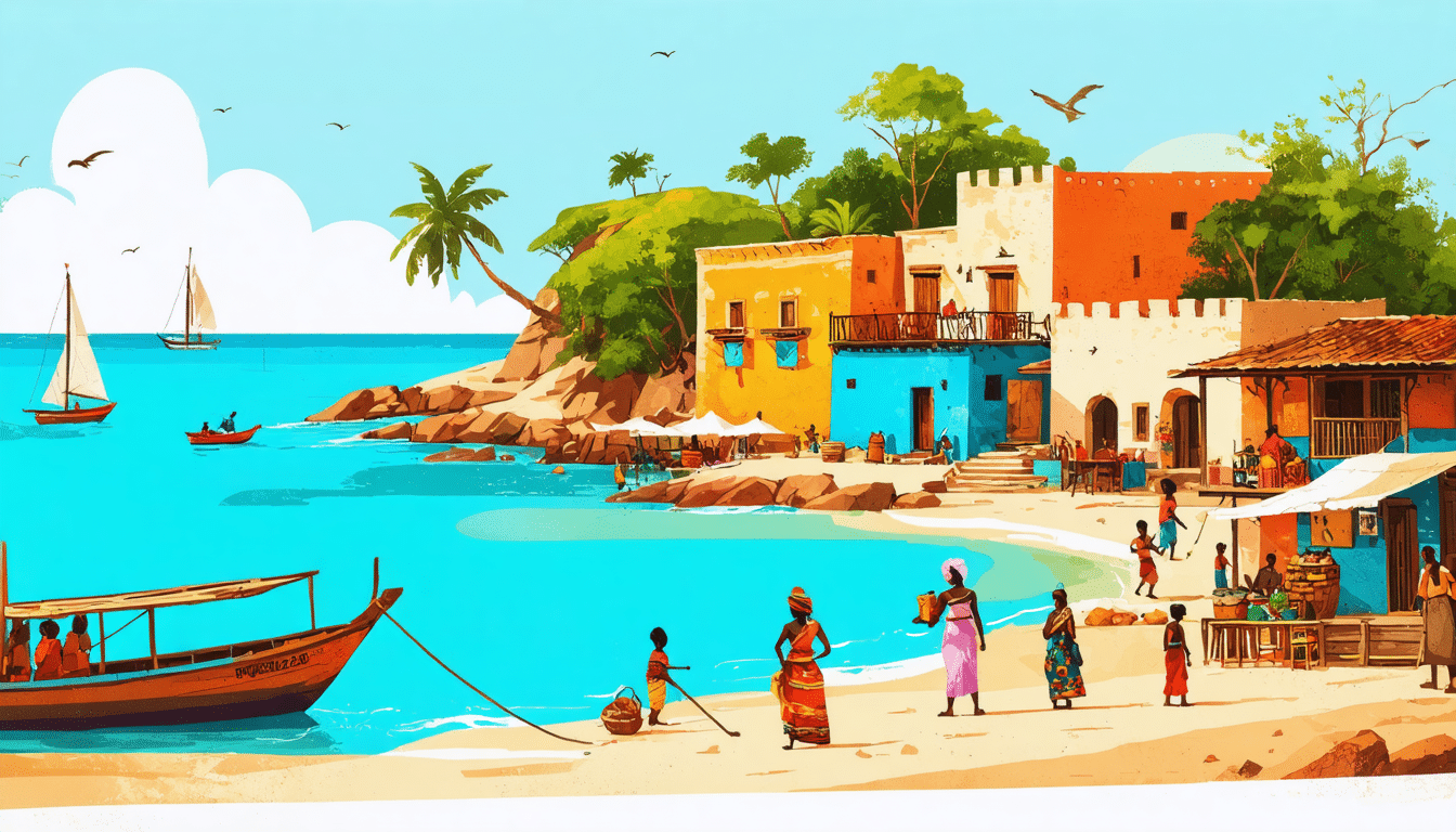 découvrez l'île de gorée, un lieu chargé d'histoire au large de la côte sénégalaise. explorez ses ruelles empreintes de mémoire, ses monuments fascinants et plongez au cœur d'un passé riche et émouvant lors d'un voyage inoubliable.