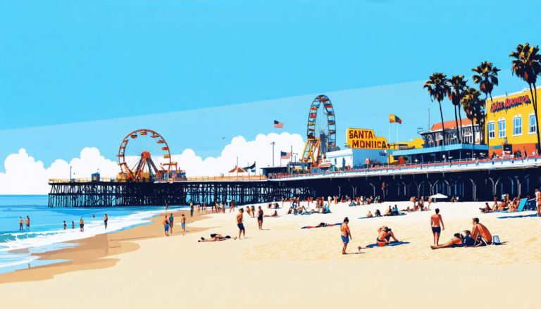découvrez santa monica, une destination fascinante où glamour, art et paysages côtiers se rencontrent. explorez ses lieux emblématiques, de la plage animée à la célèbre jetée, et plongez dans l'atmosphère unique de cette ville californienne.