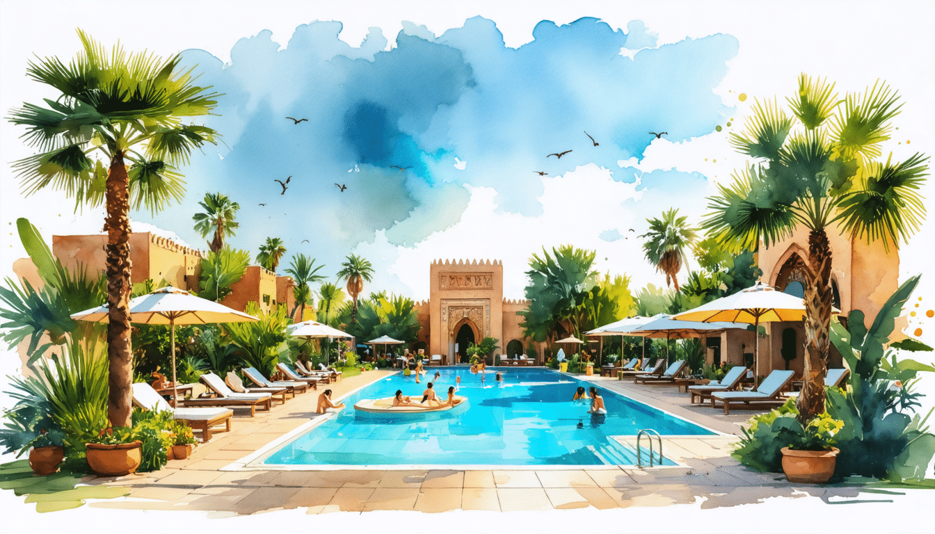 découvrez un séjour idyllique à marrakech au mondi club ryads parc 4*. profitez d'une offre all-inclusive exceptionnelle à seulement 298 €. détente, luxe et découverte vous attendent dans ce cadre enchanteur. réservez dès maintenant votre escapade marocaine mémorable !
