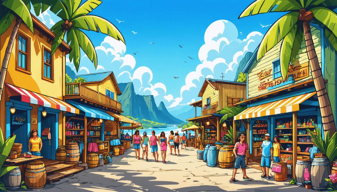 découvrez un trésor caché sur la côte nord d'oahu ! plongez dans une expérience de shopping inoubliable au sein d'une ancienne sucrerie, où authenticité et charme s'unissent pour vous offrir des trésors locaux et des souvenirs uniques.