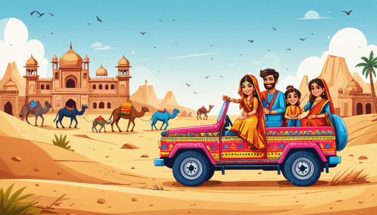 découvrez l'incroyable aventure d'une famille à travers le rajasthan, parcourant 2 000 kilomètres de paysages fascinants, de traditions enrichissantes et de rencontres mémorables. un voyage inoubliable qui révélera la magie et la diversité de cette région emblématique de l'inde.