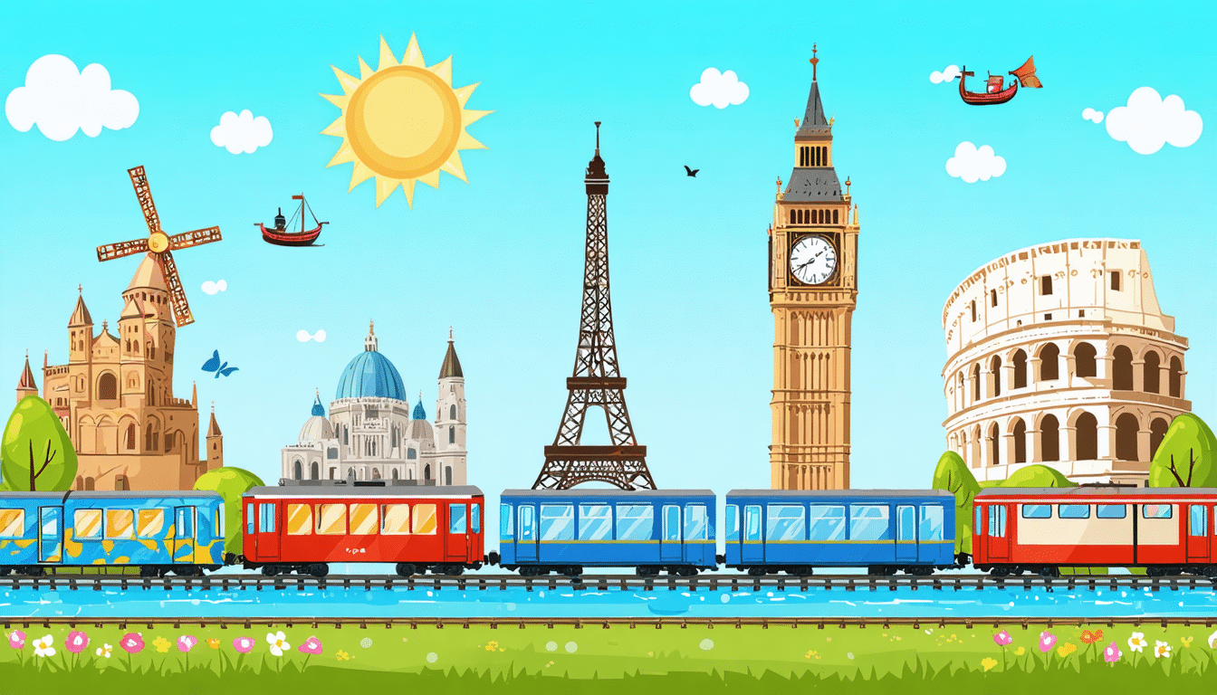 découvrez l'europe sous un nouvel angle avec notre voyage en train à travers cinq villes éblouissantes. des paysages à couper le souffle, une culture riche et une expérience inoubliable vous attendent. embarquez pour une aventure unique à travers des destinations emblématiques !