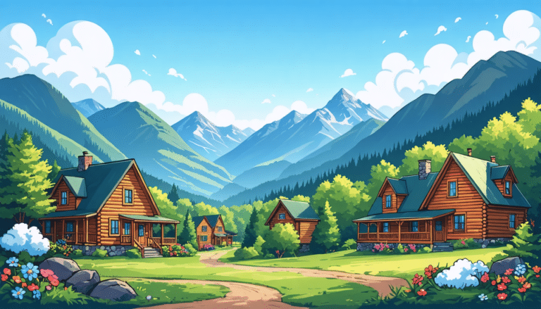 découvrez un charmant petit village niché au cœur des great smoky mountains du tennessee, où des cabanes pittoresques et des vues imprenables vous attendent pour une échappée naturelle inoubliable.