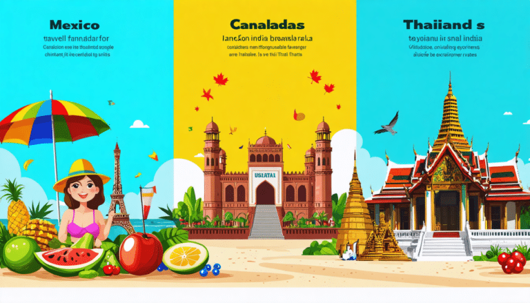 découvrez les meilleures destinations de voyage où le taux de change joue en faveur des canadiens. explorez des lieux de rêve tout en profitant d'un excellent rapport qualité-prix pour votre séjour à l'étranger.