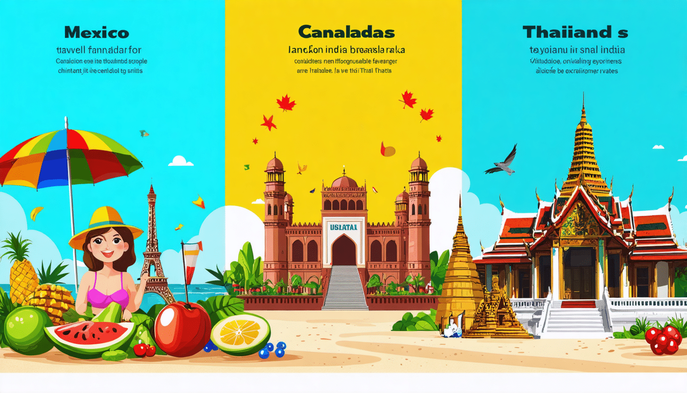 découvrez les meilleures destinations de voyage où le taux de change joue en faveur des canadiens. explorez des lieux de rêve tout en profitant d'un excellent rapport qualité-prix pour votre séjour à l'étranger.