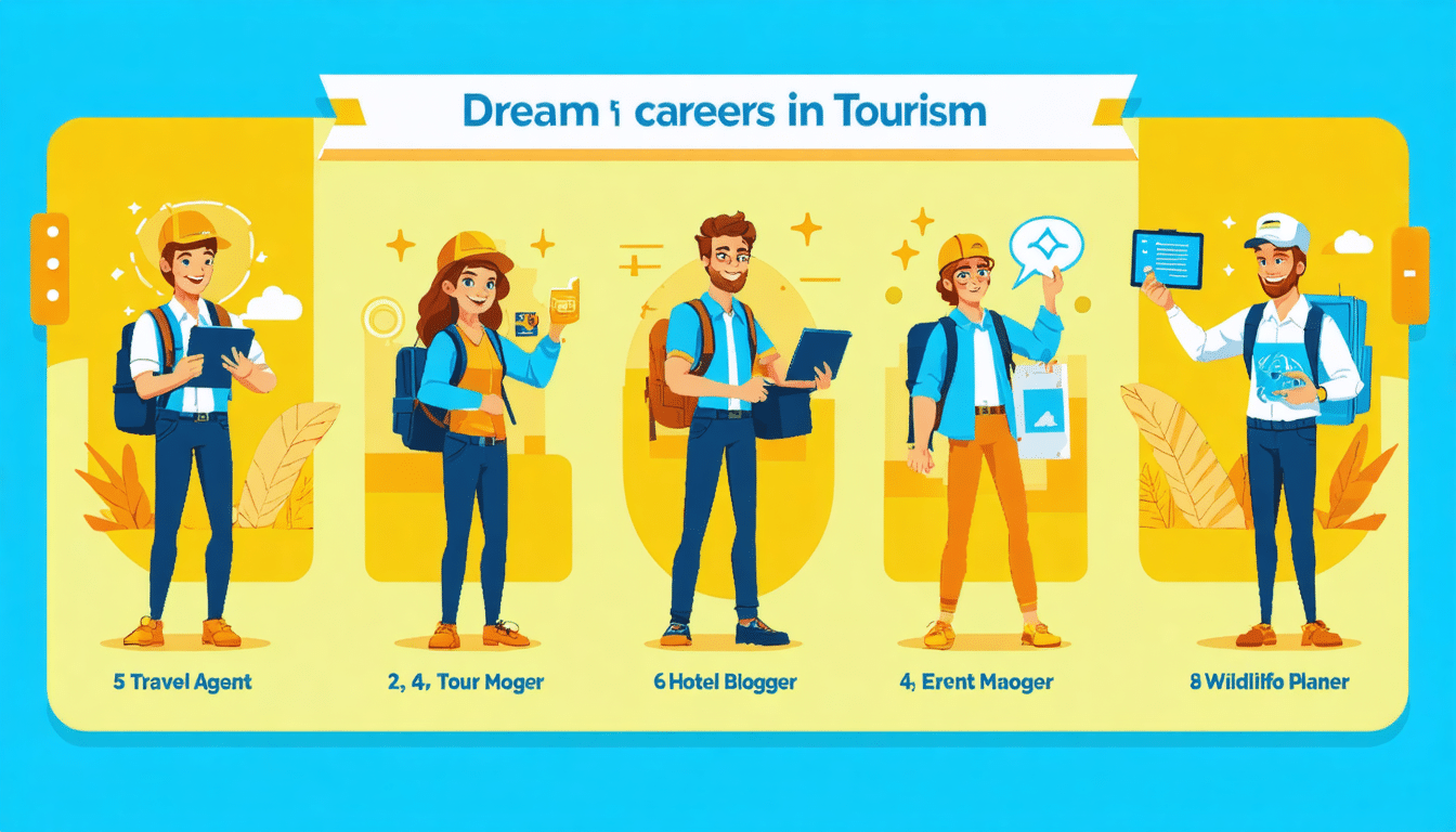 découvrez six carrières de rêve dans le secteur du tourisme, allant de guide touristique à expert en développement durable. explorez les formations nécessaires pour y accéder et transformez votre passion pour le voyage en une carrière enrichissante.