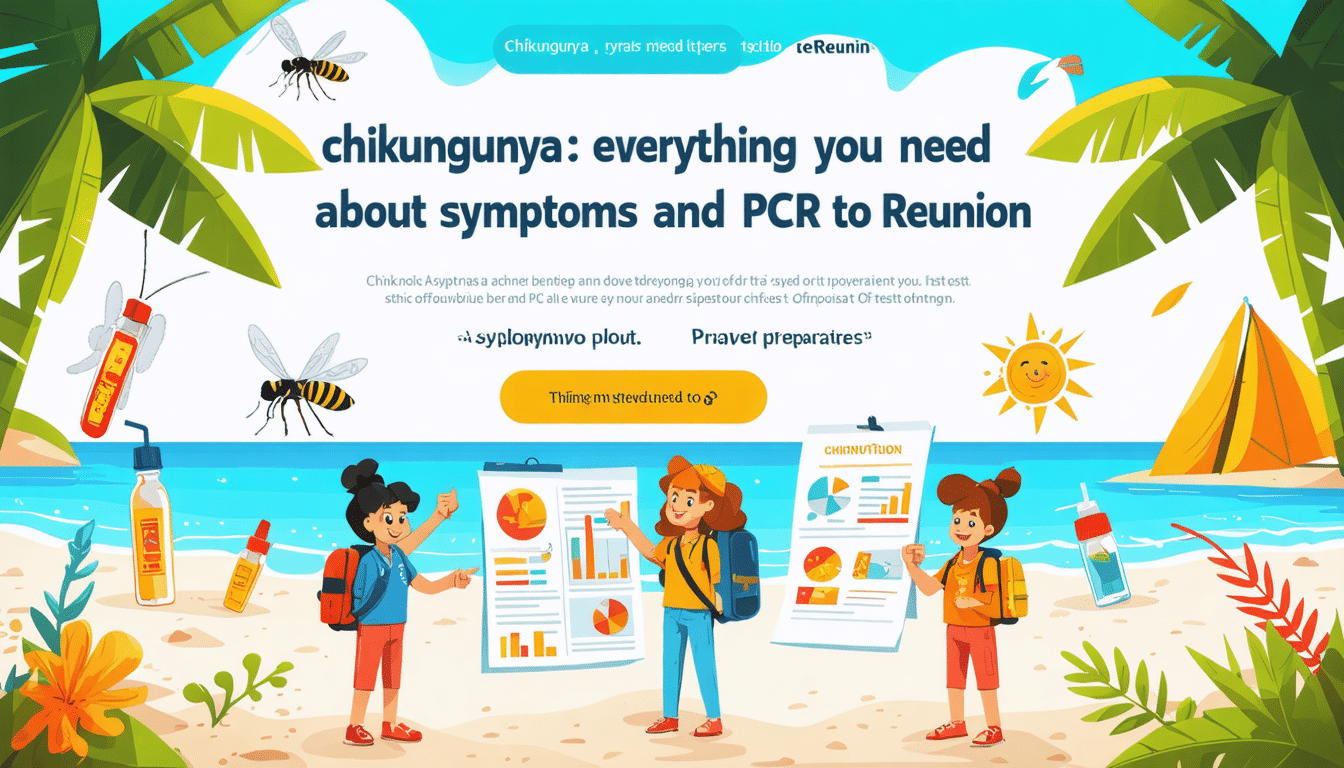 découvrez tout ce qu'il faut savoir sur le chikungunya avant votre voyage à la réunion. informez-vous sur les symptômes, les précautions à prendre et les tests pcr requis pour un séjour serein sur l'île.