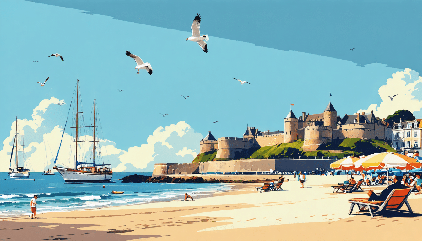 plongez dans l'univers enchanteur de saint-malo, une destination idéale pour une escapade revitalisante à seulement une heure de rennes. explorez ses plages dorées, son riche patrimoine historique et savourez des spécialités locales. offrez-vous un moment de détente au bord de la mer.