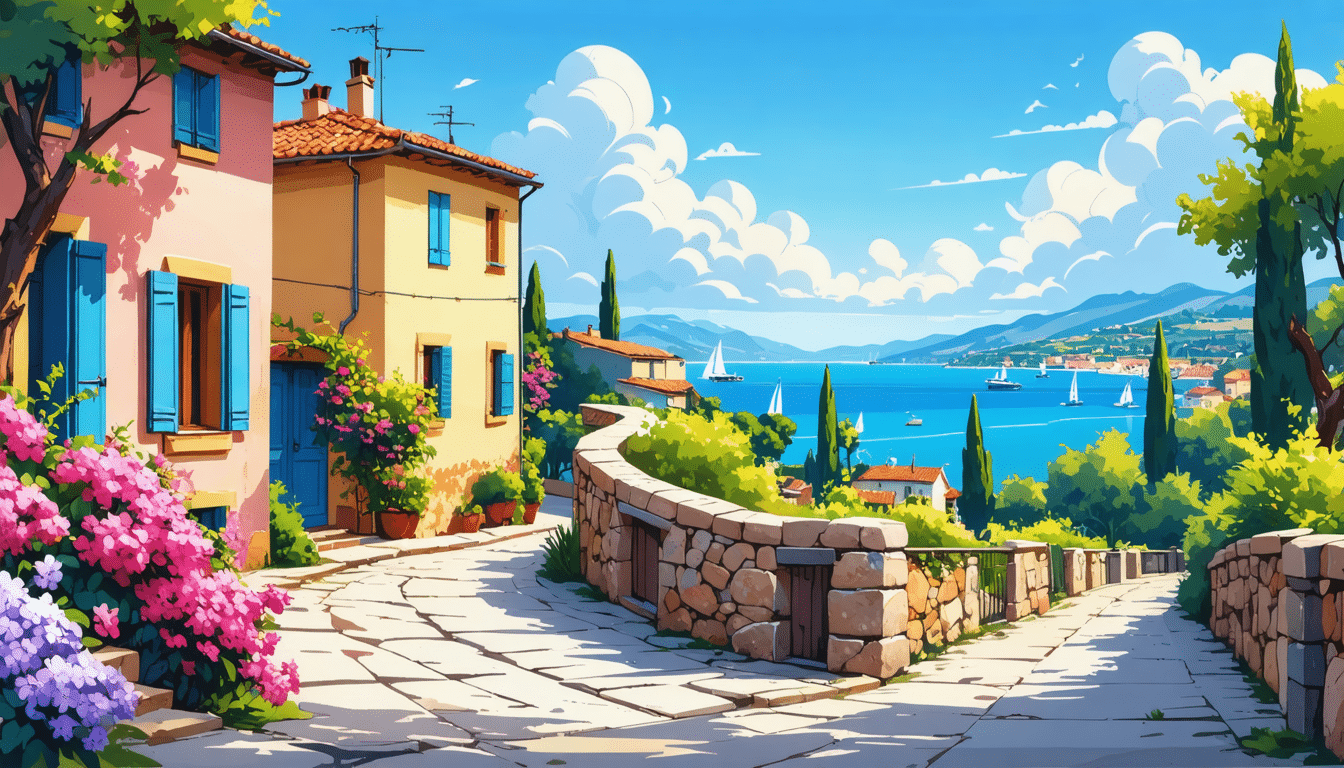 découvrez un charmant village, élu le plus beau de france, niché près de saint-tropez. profitez d'un panorama époustouflant et laissez-vous séduire par son authenticité et son charme inégalé.