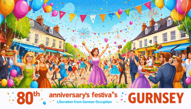 découvrez les festivités organisées à guernesey pour célébrer les 80 ans de sa libération de l'occupation allemande. revivez les moments forts de cette période historique à travers des événements commémoratifs, des expositions et des témoignages, rendant hommage à la résilience et à la mémoire des habitants.