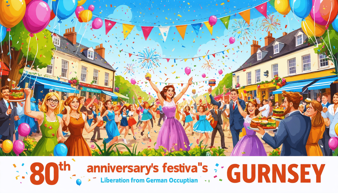 découvrez les festivités organisées à guernesey pour célébrer les 80 ans de sa libération de l'occupation allemande. revivez les moments forts de cette période historique à travers des événements commémoratifs, des expositions et des témoignages, rendant hommage à la résilience et à la mémoire des habitants.