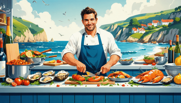découvrez la bretagne sous un nouveau jour avec hugo roellinger, chef étoilé, qui sublime les saveurs maritimes. plongez dans l'univers de ses plats de coquillages primés, témoignant de son talent culinaire exceptionnel et de son amour pour la gastronomie bretonne.