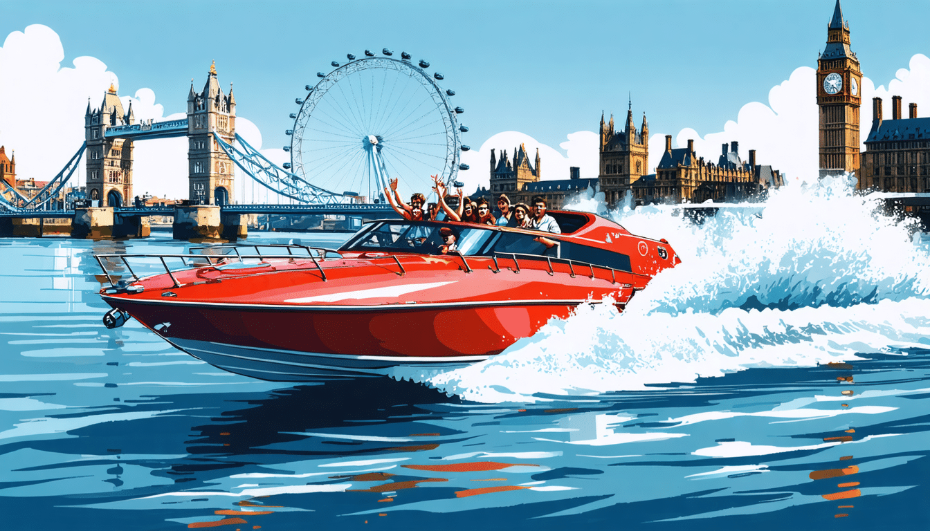 découvrez l'excitation du nouveau bateau à moteur des thames rockets à londres, une expérience inoubliable à 1,5 million de livres. embarquez pour une aventure palpitante à travers la ville, alliant sensations fortes et vues imprenables sur la tamise.