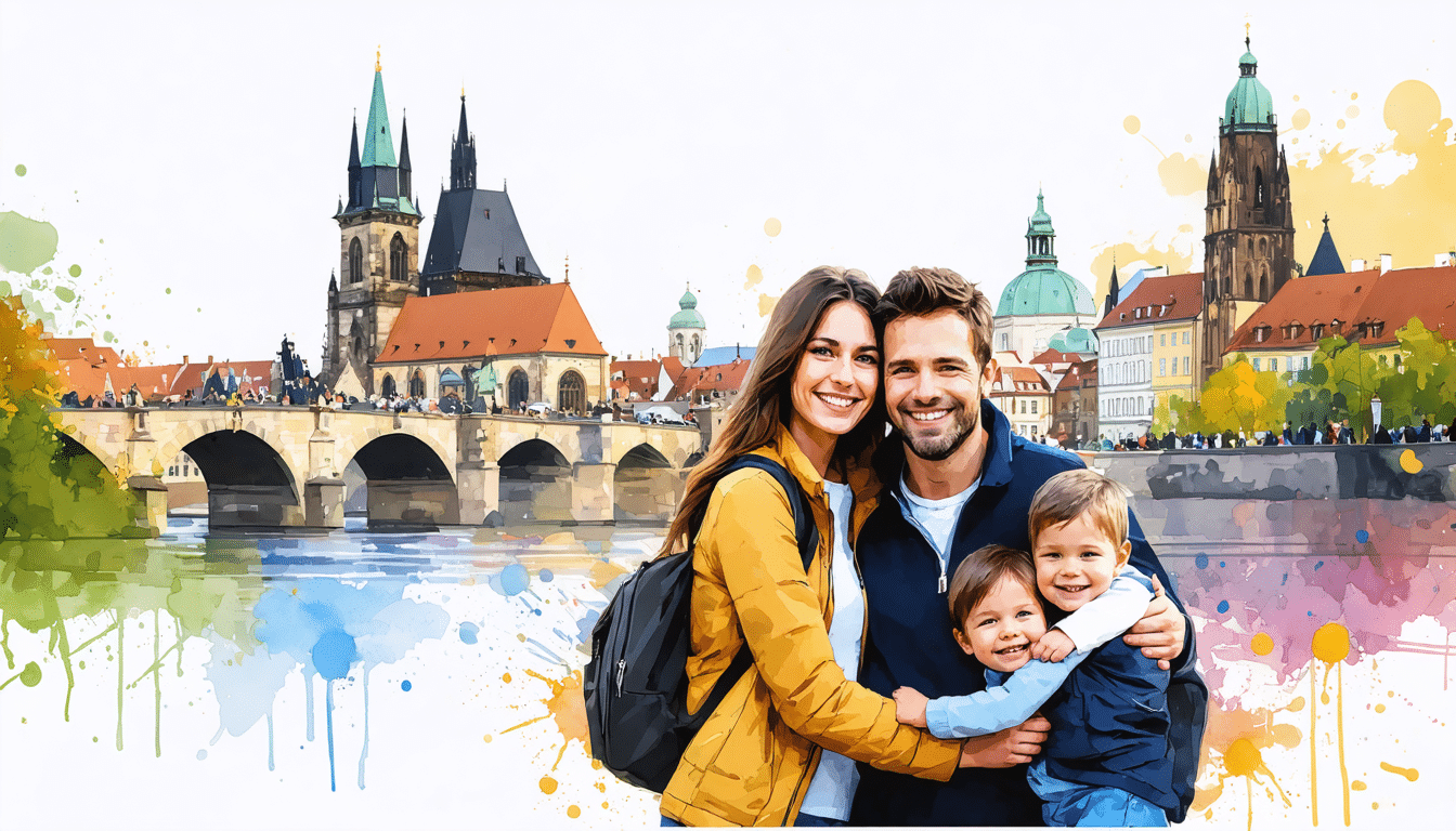 découvrez l'émouvant retour d'une famille à prague, la ville aux cent flèches, où les souvenirs se mêlent à l'émerveillement. une étreinte intemporelle entre le passé et le présent, révélant l'âme d'une cité magique au cœur de l'europe.