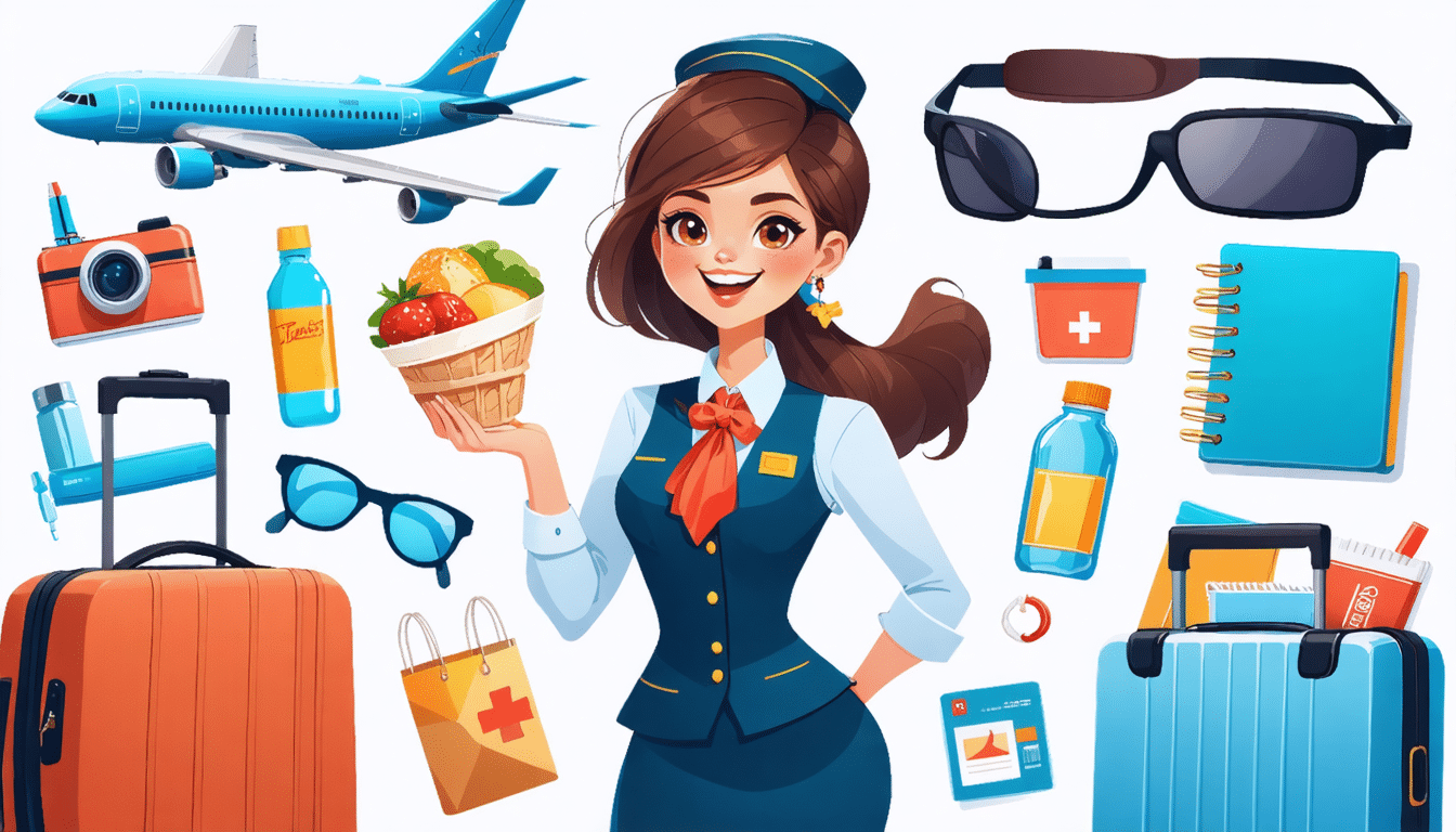 découvrez les 13 indispensables de voyage que mon amie hôtesse de l'air emporte toujours avec elle à bord. astuces et conseils pour un voyage confortable et sans stress !