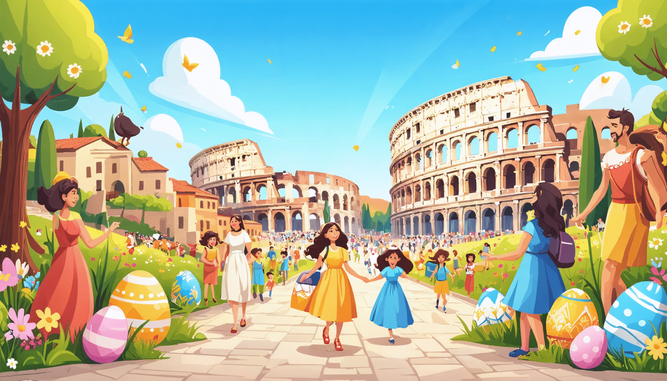 découvrez pâques à rome à travers une promenade spirituelle inoubliable, alliant chef-d'œuvres sacrés et moments de recueillement. explorez les traditions religieuses et l'art exceptionnel qui font de cette ville un lieu incontournable pendant cette période festive.