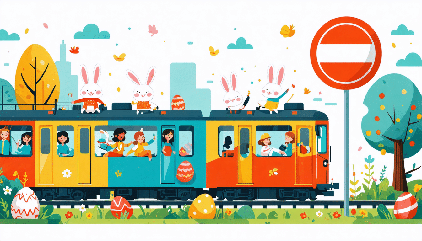 préparez-vous pour les fêtes de pâques avec notre guide sur les perturbations anticipées affectant les voyages ferroviaires et routiers. informez-vous sur les trajectoires impactées et les conseils pour un trajet sans stress.