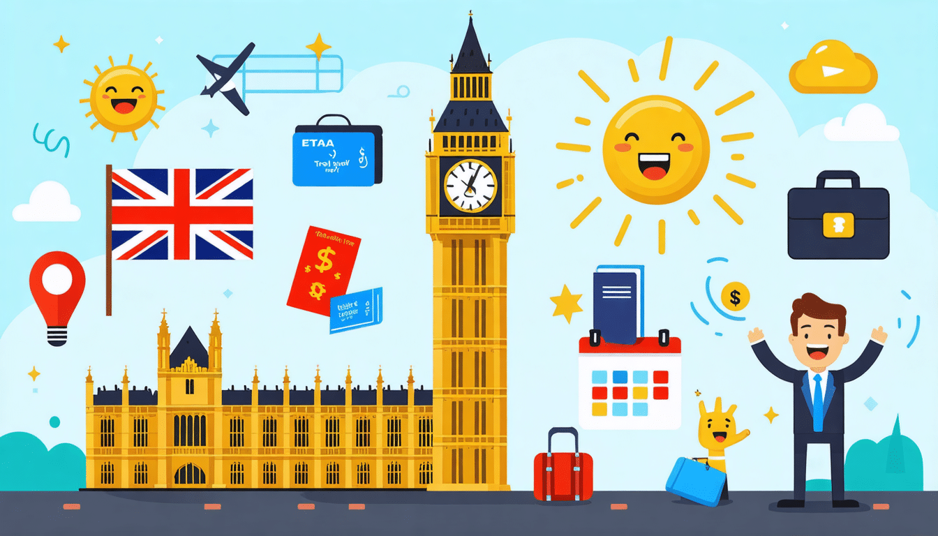 découvrez tout ce qu'il faut savoir sur l'eta, la nouvelle autorisation de voyage requise pour visiter le royaume-uni. informations sur les prix, la validité et les démarches à suivre pour un voyage sans souci.