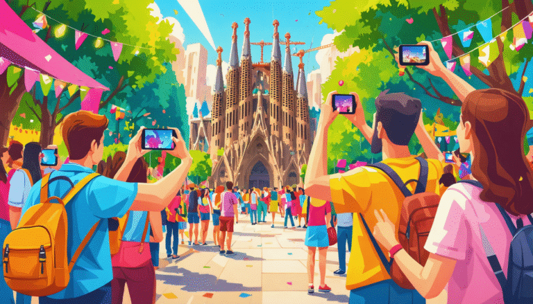 découvrez notre espace unique dédié aux selfies à la sagrada familia de barcelone. immortalisez votre visite dans ce chef-d'œuvre architectural tout en profitant d'un cadre idéal pour des photos mémorables. capturez l'essence de votre séjour à barcelone avec des angles parfaits et des décors époustouflants.