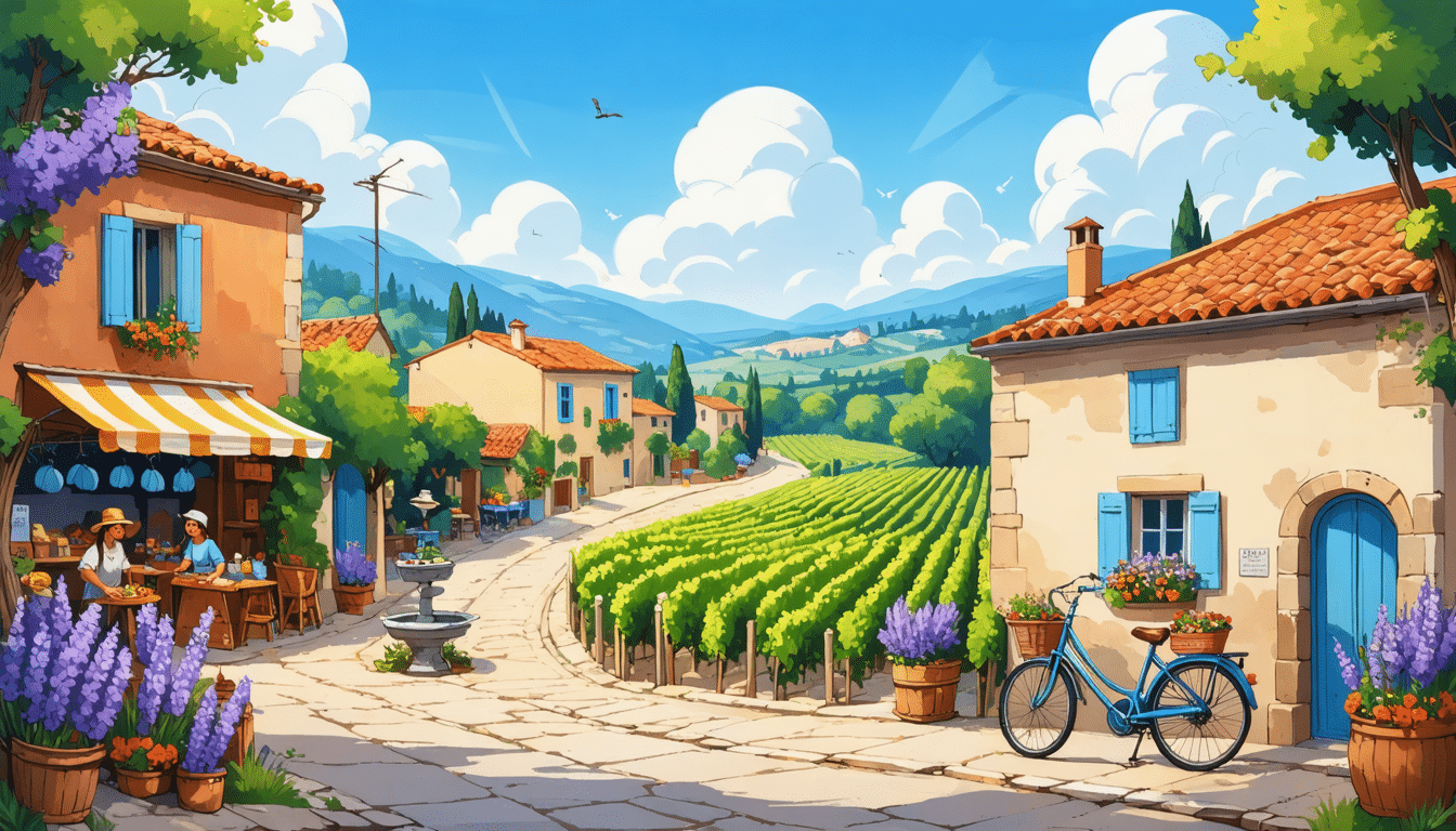 découvrez un charmant village provençal baigné de lumière, loin des foules touristiques. profitez de ses ruelles pittoresques, de son ambiance authentique et de la beauté de la nature environnante.