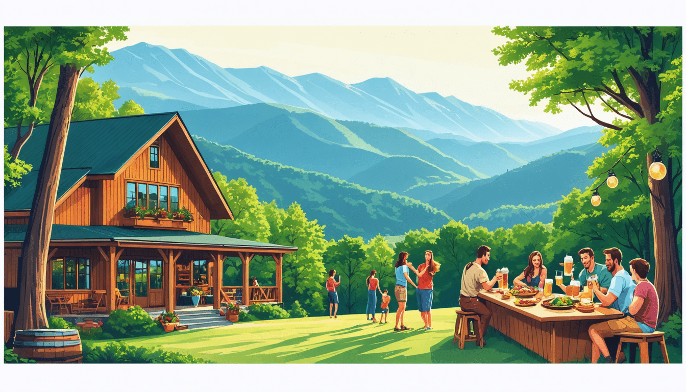 découvrez un refuge artistique au cœur des majestueux monts blue ridge en virginie, où les amateurs de bière, les gourmets et les aventuriers se rencontrent pour vivre une expérience unique mêlant nature, gastronomie et culture.
