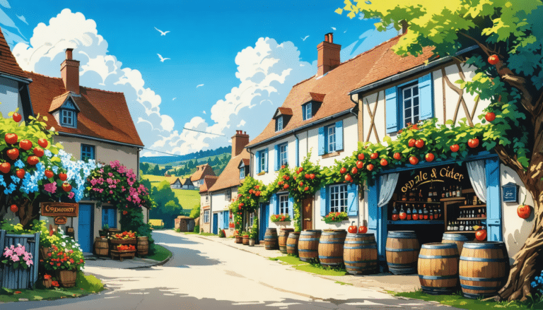 découvrez un charmant village pittoresque à seulement 30 minutes de deauville, où le cidre délicieux et les maisons à colombages typiques vous transportent dans un cadre idyllique. parfait pour une escapade authentique en normandie !