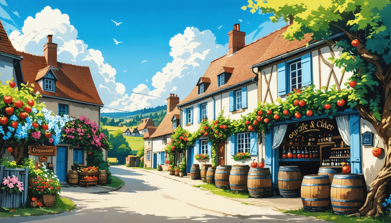 découvrez un charmant village pittoresque à seulement 30 minutes de deauville, où le cidre délicieux et les maisons à colombages typiques vous transportent dans un cadre idyllique. parfait pour une escapade authentique en normandie !