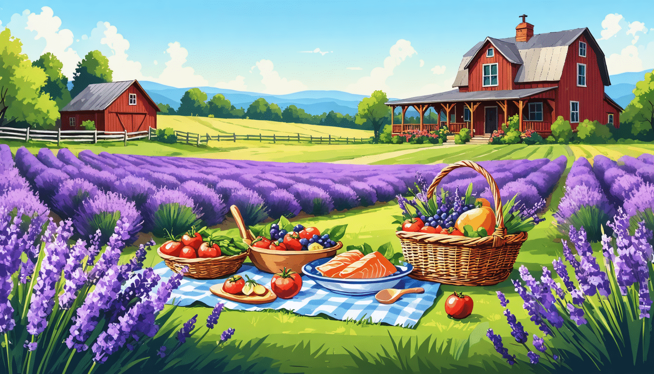 découvrez la ferme de lavande familiale du michigan, un véritable pays des merveilles mauve. promenez-vous dans nos jardins envoûtants, savourez nos plats de poisson délicieux et plongez dans l'authenticité de nos produits frais. une expérience sensorielle unique à ne pas manquer !