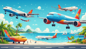 découvrez les compagnies aériennes offrant des vols directs vers les territoires d'outre-mer. explorez vos options de voyage, choisissez votre destination et profitez d'un service de qualité pour des vacances inoubliables dans ces îles paradisiaques.
