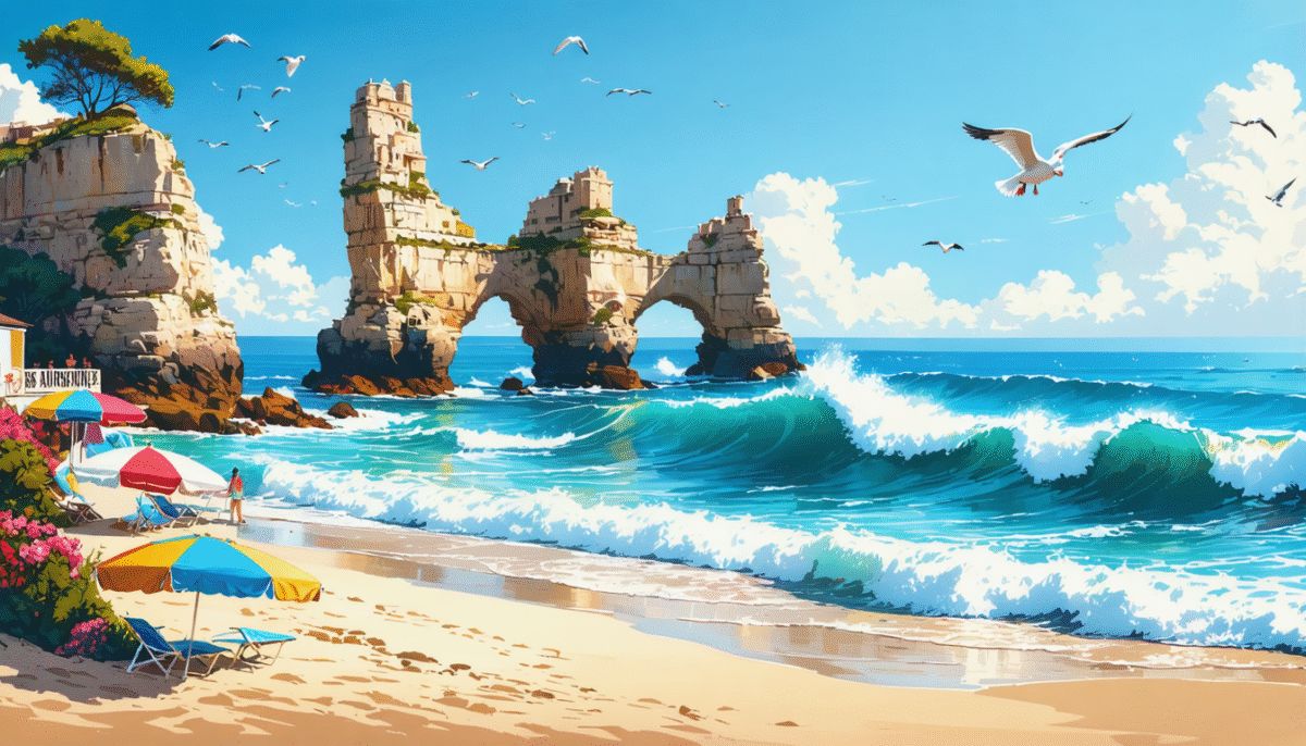 explorez un site naturel exceptionnel en france, où la mer a sculpté trois arches majestueuses. découvrez des paysages à couper le souffle et laissez-vous envoûter par la beauté sauvage de ce trésor géologique.
