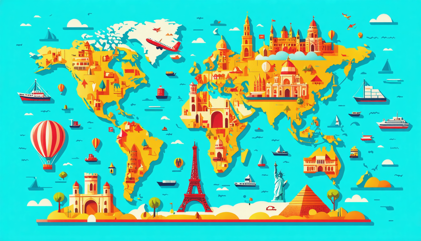 découvrez les escales incontournables pour un voyage autour du monde réussi. notre guide vous aidera à choisir les meilleures destinations et à planifier un itinéraire inoubliable pour votre prochain aventurier.