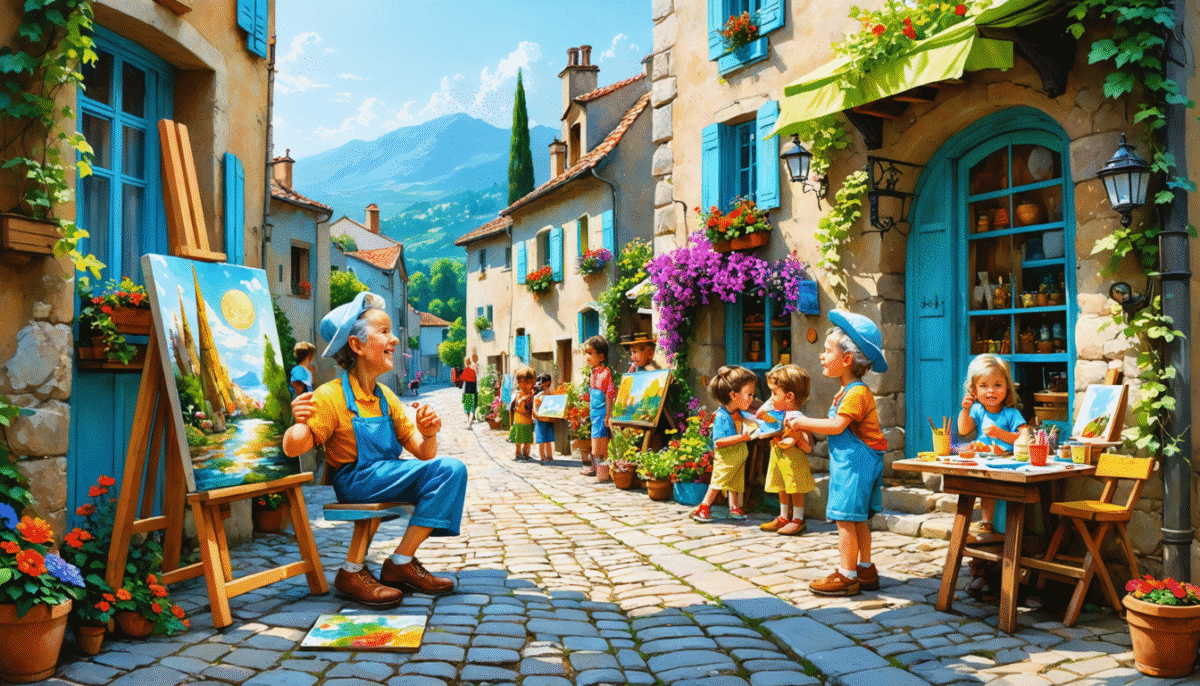 découvrez un village français unique où l'art prend vie sous forme d'œuvres lumineuses. assistez à des créations fascinantes et plongez dans une expérience artistique inoubliable au cœur de ce village enchanteur.