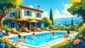 profitez d'une semaine inoubliable en provence au village pont royal. idéalement situé, cet hébergement peut accueillir jusqu'à 5 personnes et vous offre une magnifique piscine. réalisez votre rêve d'évasion sans dépasser 500 euros. réservez dès maintenant!