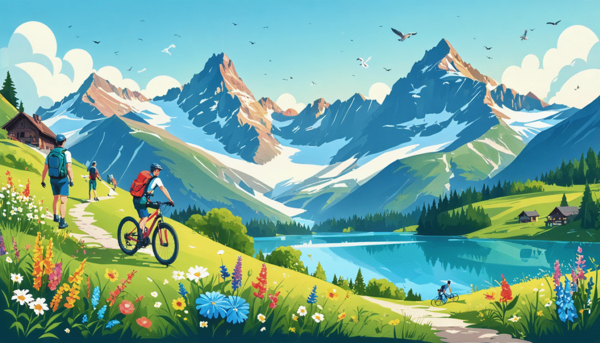 évadez-vous en montagne cet été avec notre sélection des 10 expériences inoubliables dans les alpes. randonnées spectaculaires, activités en plein air et paysages à couper le souffle vous attendent. vivez des souvenirs mémorables au cœur des sommets alpins.