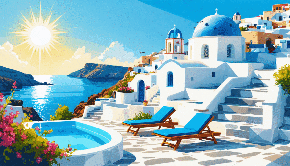 profitez d'un séjour inoubliable sur l'île de santorin avec trois nuits au soulis hotel. admirez les vues imprenables sur la mer égée et laissez-vous séduire par le climat ensoleillé. réservez dès maintenant votre escapade à partir de 309 euros et vivez des moments de détente et de beauté.