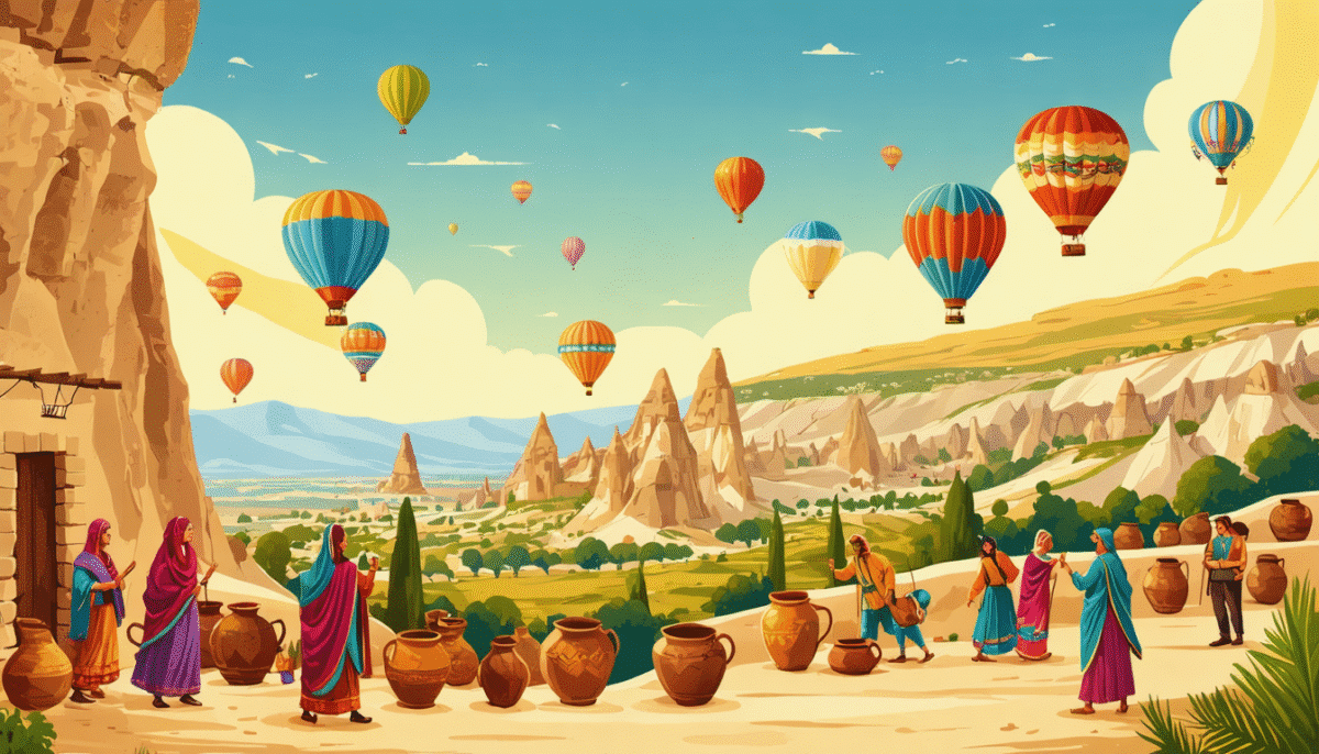 découvrez les nouveaux itinéraires culturels de voyage en cappadoce, turquie, proposés par fernwayer. profitez de séances de photographie au lever du soleil, de cours de poterie et de balades historiques. plongez au cœur de la culture et de l'histoire de cette région fascinante avec tout ce qu'il faut savoir pour un voyage inoubliable !