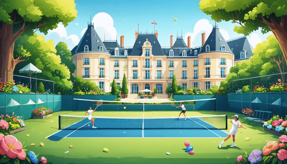 découvrez l'expérience royal tennis au royal monceau – raffles, où le raffinement se mêle à la passion du sport. profitez d'un cadre prestigieux tout en participant à des activités tennistiques uniques et savourez l'exceptionnelle gastronomie de l'établissement. une fusion parfaite entre élégance et plaisir!