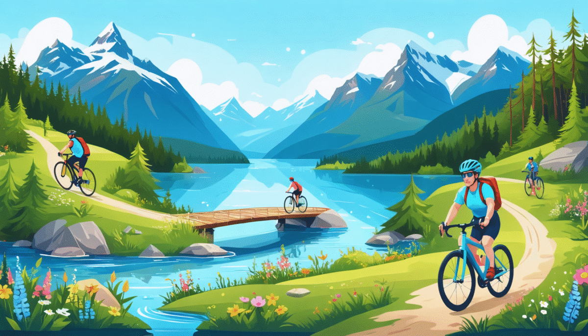découvrez les paysages à couper le souffle du canada à travers des aventures cyclistes inoubliables. explorez des itinéraires pittoresques et des paysages naturels remarquables, parfaits pour les passionnés de vélo en quête d'évasion.