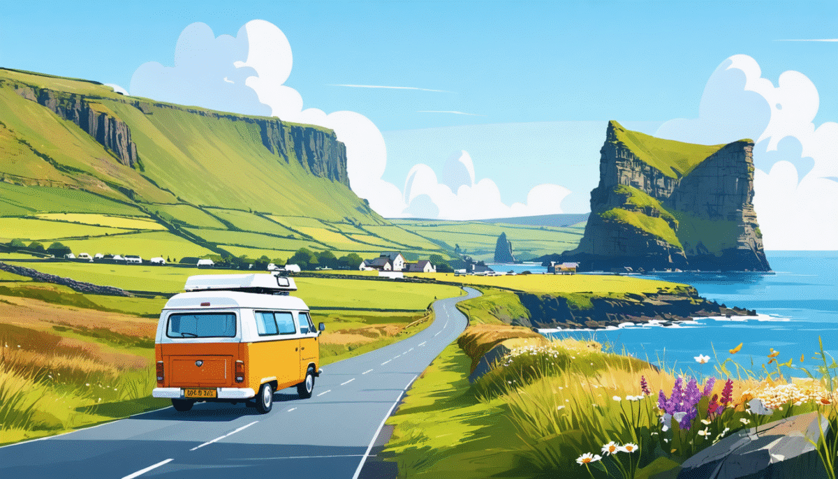 découvrez mon incroyable parcours de road trip de 10 jours à travers l'irlande, entre paysages à couper le souffle, culture riche et moments inoubliables. partez à l'aventure et laissez-vous inspirer par cette exploration unique de l'île émeraude !