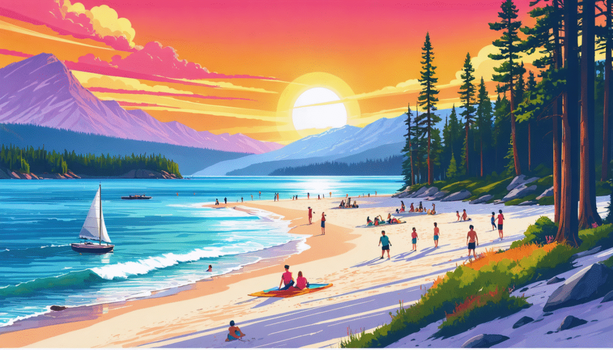 découvrez les plages incontournables du lac tahoe à travers les yeux des voyageurs, où vous pourrez admirer des paysages envoûtants lors des couchers de soleil. profitez de moments magiques et de panoramas à couper le souffle dans ce coin de paradis naturel.